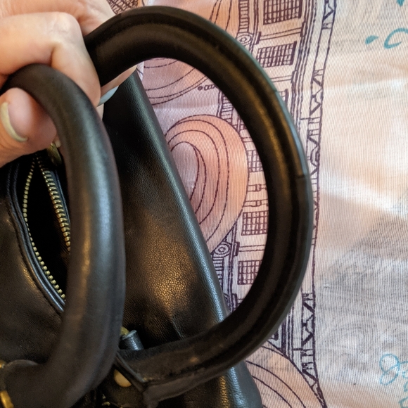 Vintage Leather Satchel Purse - Picture 3 of 15